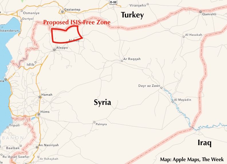 Turkey, U.S. propose ISIS-free zone