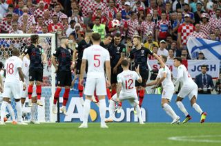 Trippier (12) opened the scoring in England's World Cup semi-final loss to Croatia.