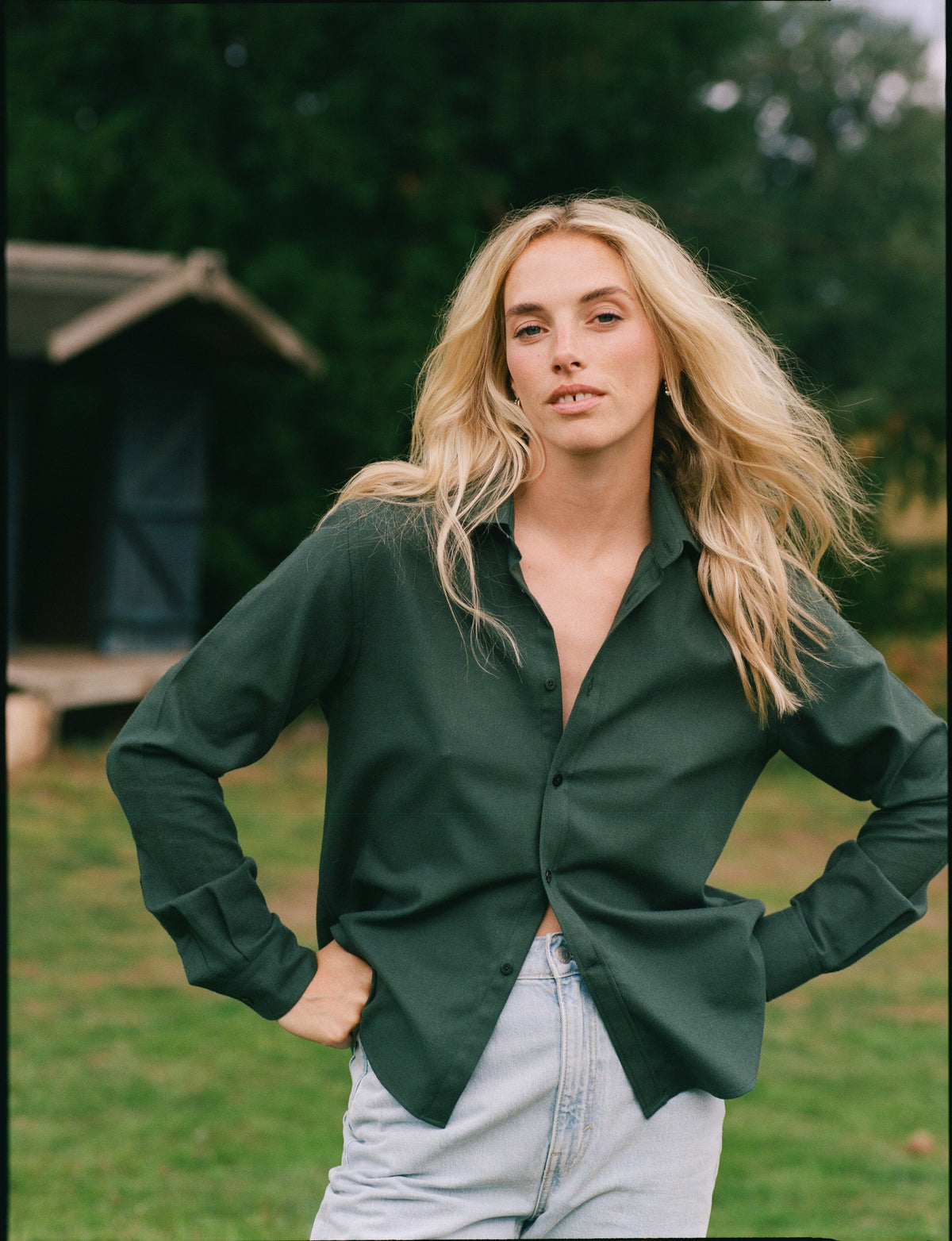 The Classic: Fine Brushed, Dark Khaki