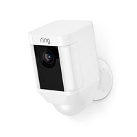 Ring Spotlight Cam Battery HD Security Camera with Built Two-Way Talk and a Siren Alarm |