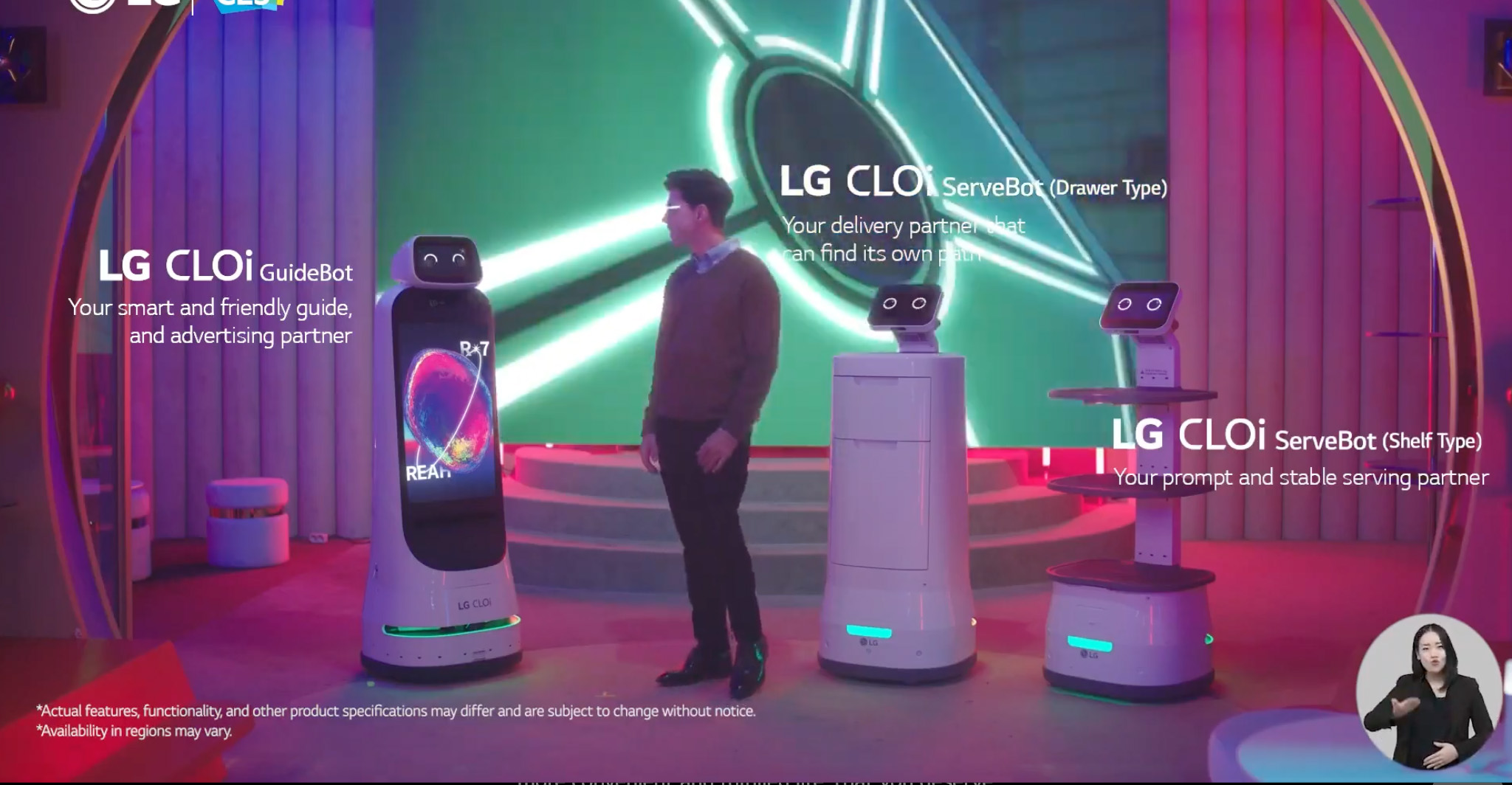LG robots CES 2022