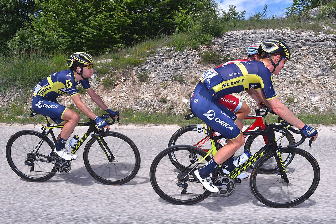 Jack Haig and Simon Yates on the Crit&eacute;rium du Dauphin&eacute;'s sixth stage