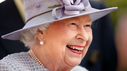 Queen Elizabeth II attends QICPO British Champions Day at Ascot Racecourse on October 19, 2019 in Ascot, England.