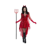 Charades Women's Sizzling Devil Costume
RRP: $41.21 - $49.71
You'll look devilishly stylish and sexy thanks to this sequined lace-up bodice top and tulle bottom number. 