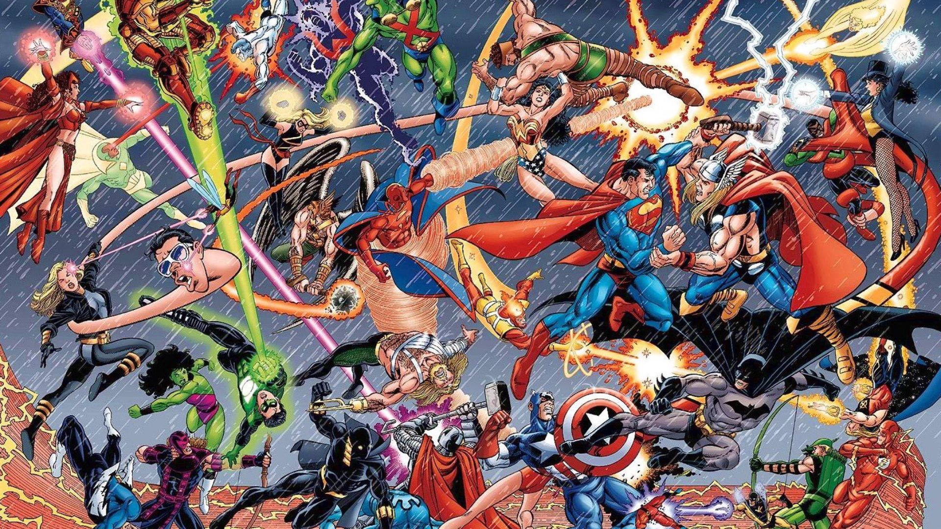 DC contra los cómics de Marvel