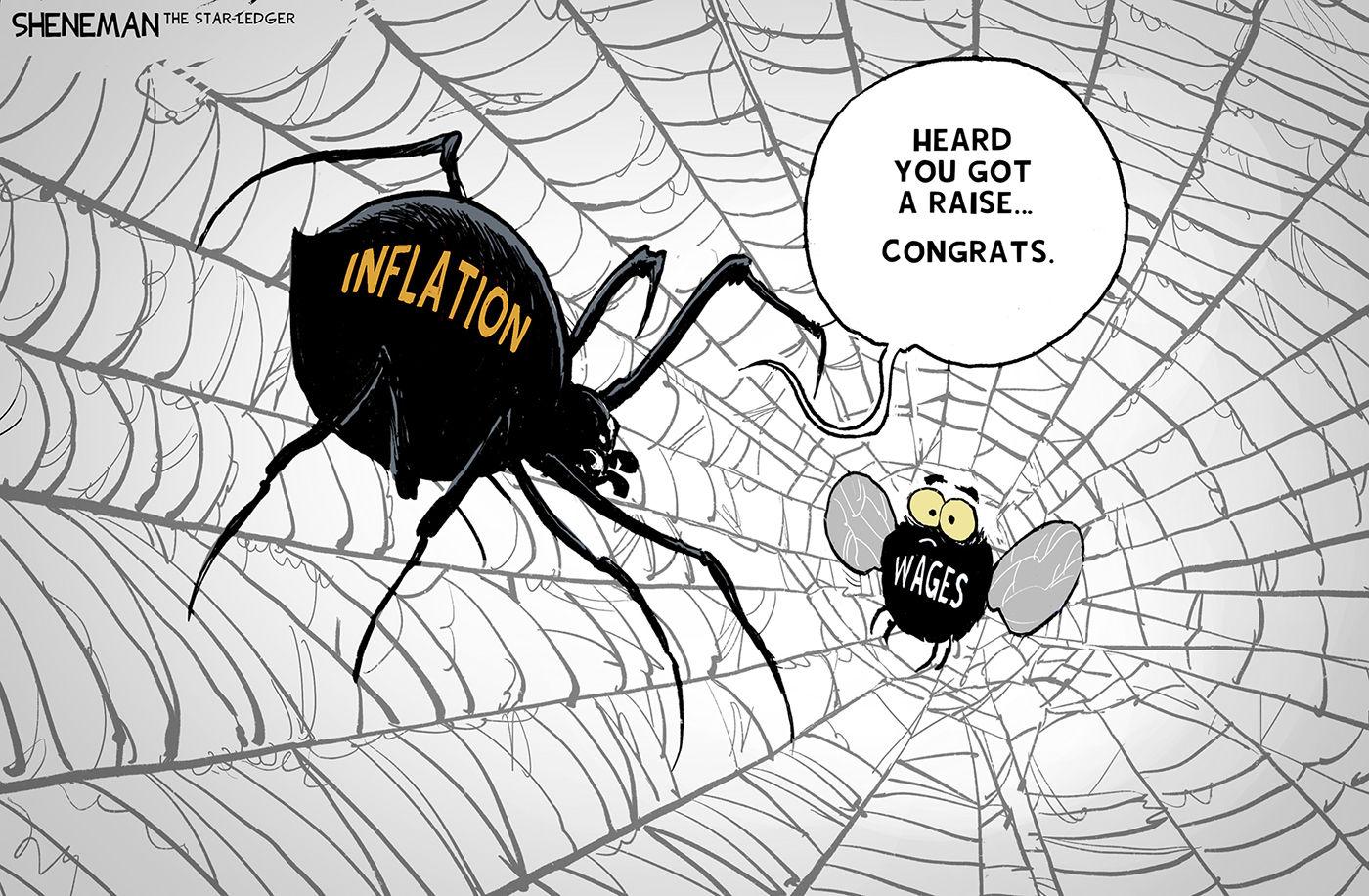 Political cartoon