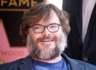 Jack Black smiling.