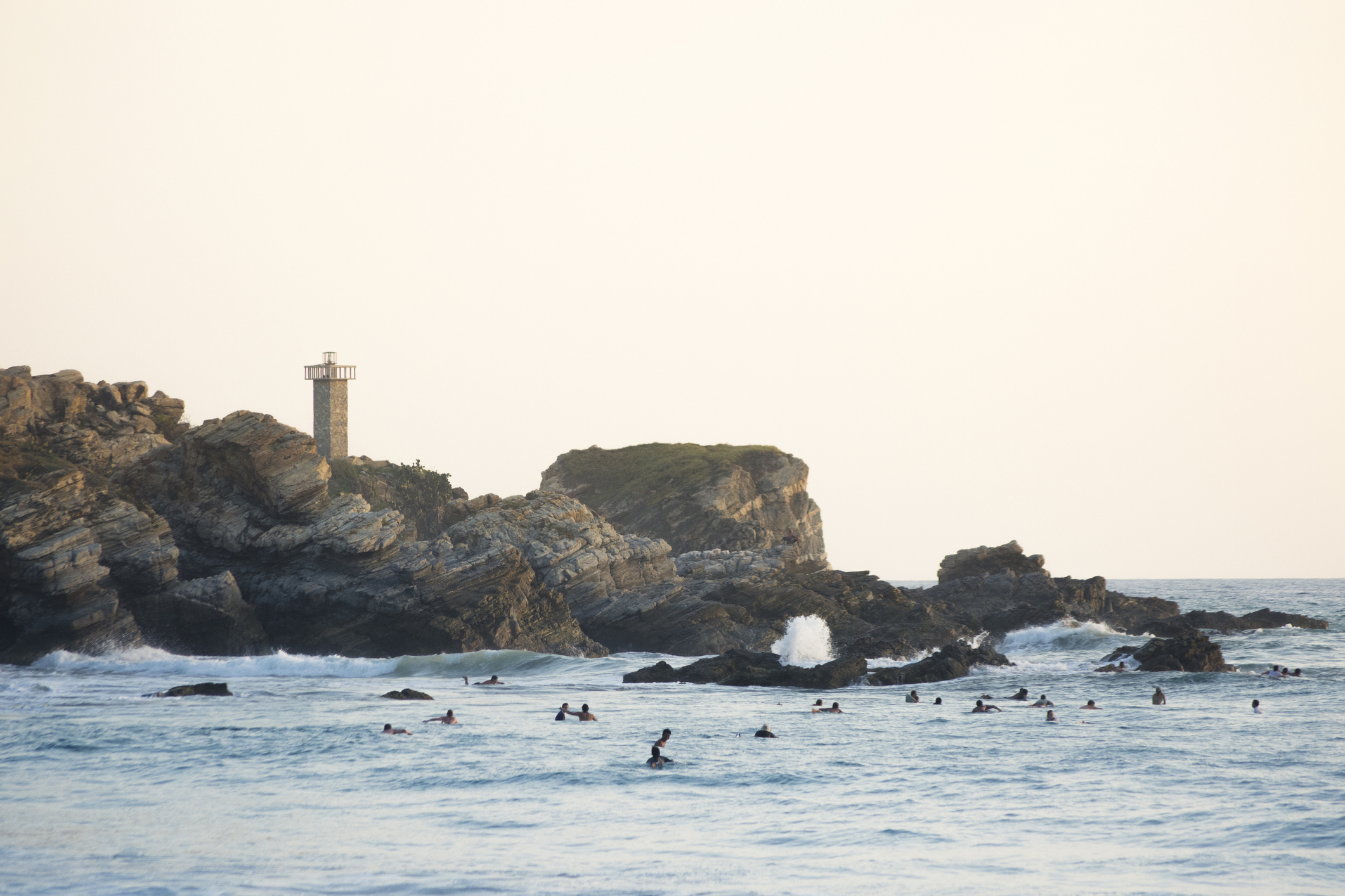 Surfers in Punta Zicatela