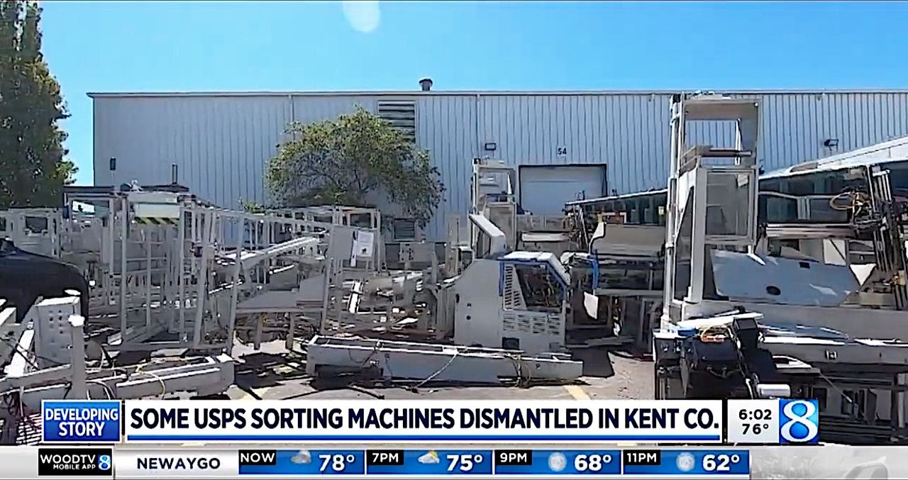 Sorting machines dismantled in western Michigan