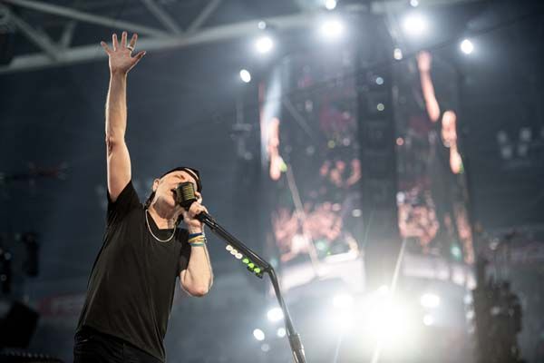 Metallica onstage in Amsterdam