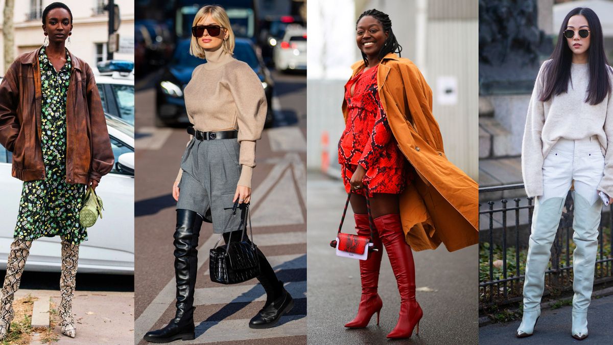 thigh high boots street style