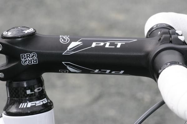 Dutch company PRO makes the stems and bars for the Cr&eacute;dit Agricole team.