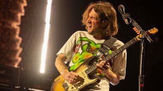 John Frusciante of Red Hot Chili Peppers performs during Lollapalooza at Grant Park on August 06, 2023 in Chicago, Illinois