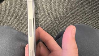 iPhone 15 Pro with swollen battery