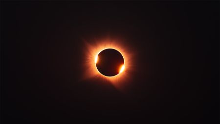 Total solar eclipse photographed by Angel Fux