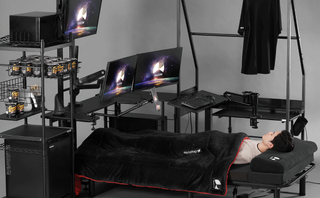 The forbidden layout for gaming bed.