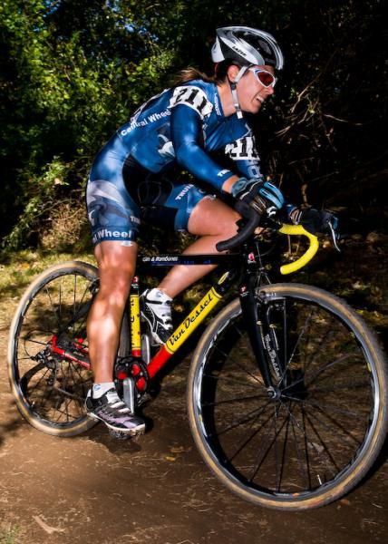 Rebecca Blatt (Silverbull) racing her way to fifth place.