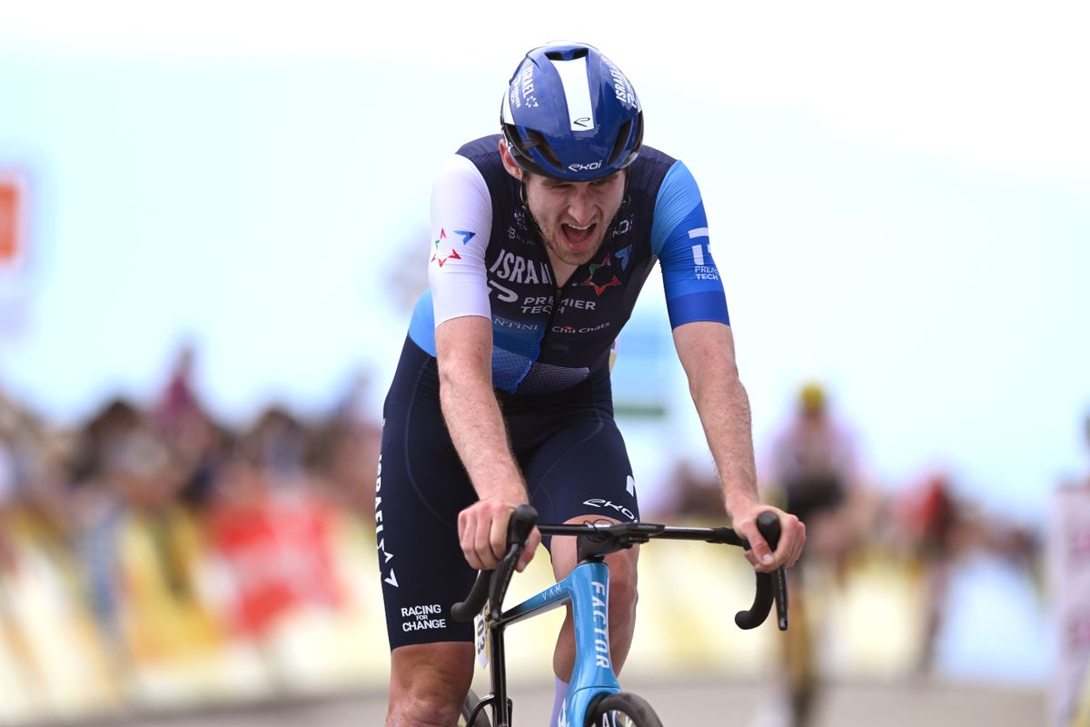 ‘Usually I’m just hanging on for dear life’ – Derek Gee surprises himself and GC field on Critérium du Dauphiné summit finish