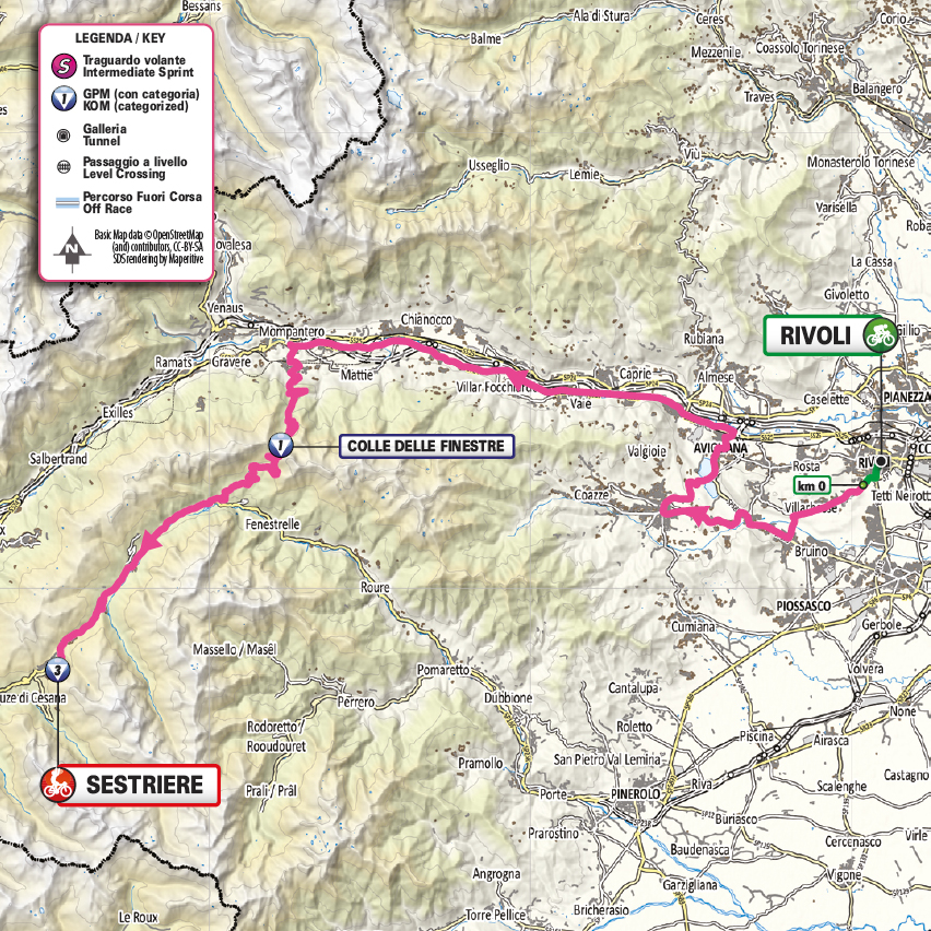 2026 Giro d'Italia Women route information