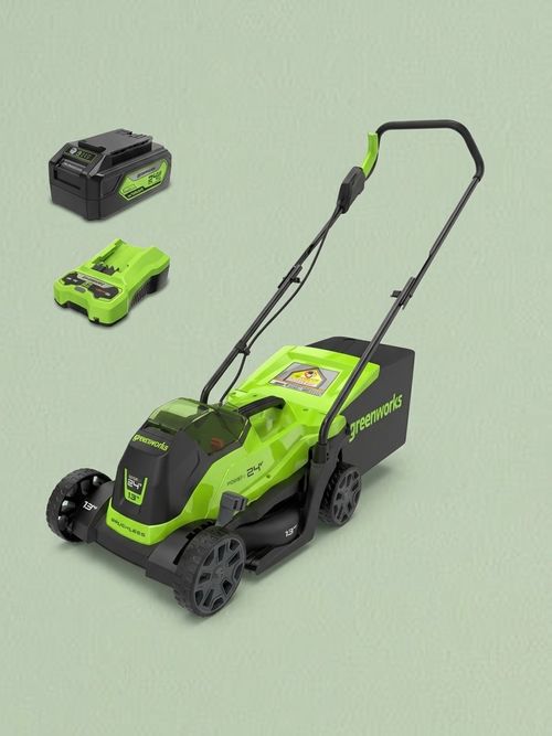 Greenworks 24v 13&ldquo; Brushless Cordless Lawn Mower
