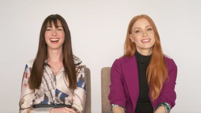 Anne Hathaway and Jessica Chastain