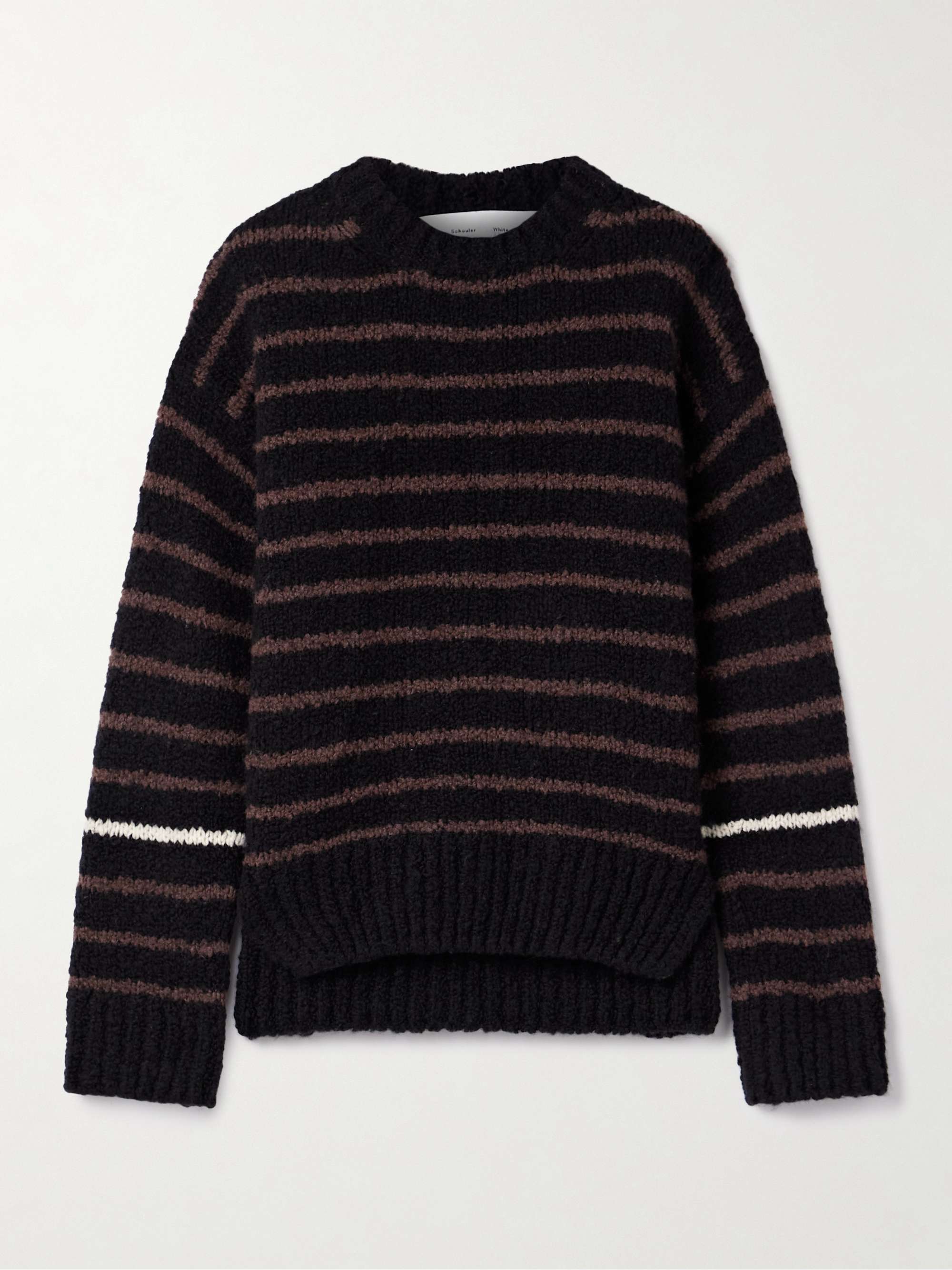 PROENZA SCHOULER WHITE LABEL Leonie Striped Wool Sweater