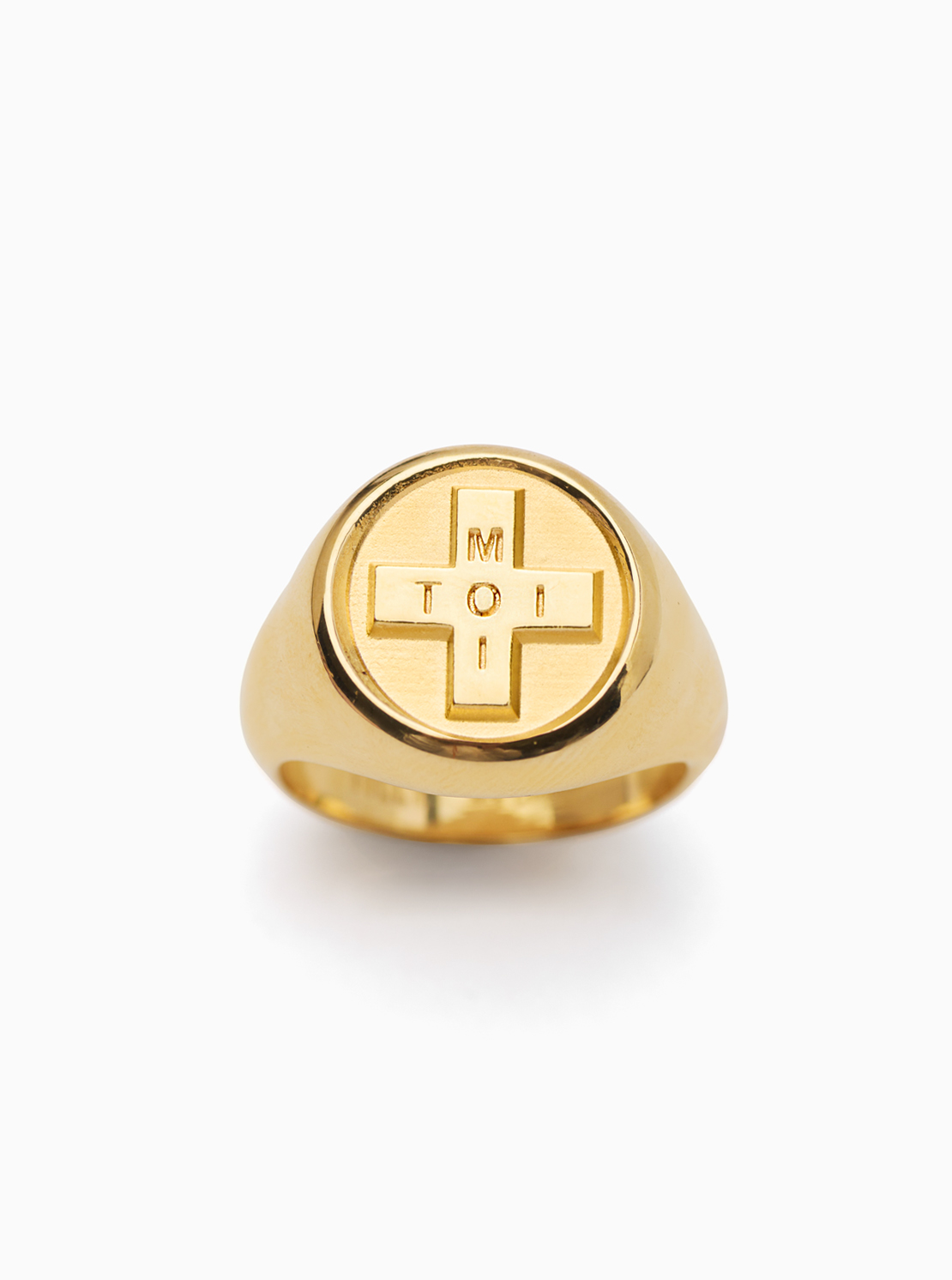 tilly sveaas Gold Moi + Toi Signet Ring