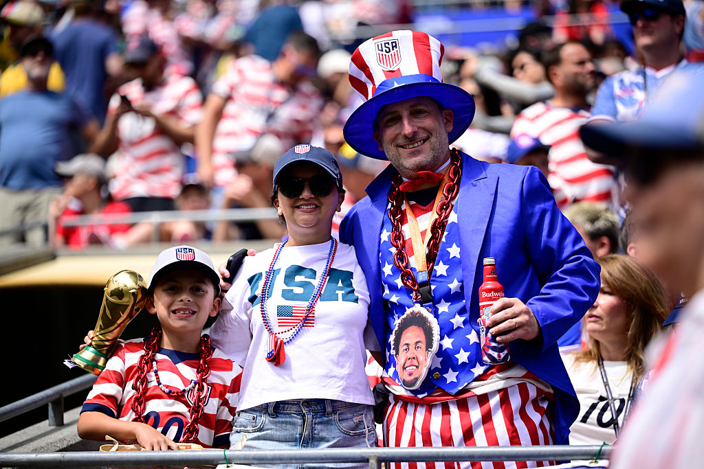 USA fans at the 2026 World Cup