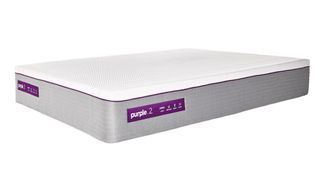 Purple Hybrid review: the mattress in white