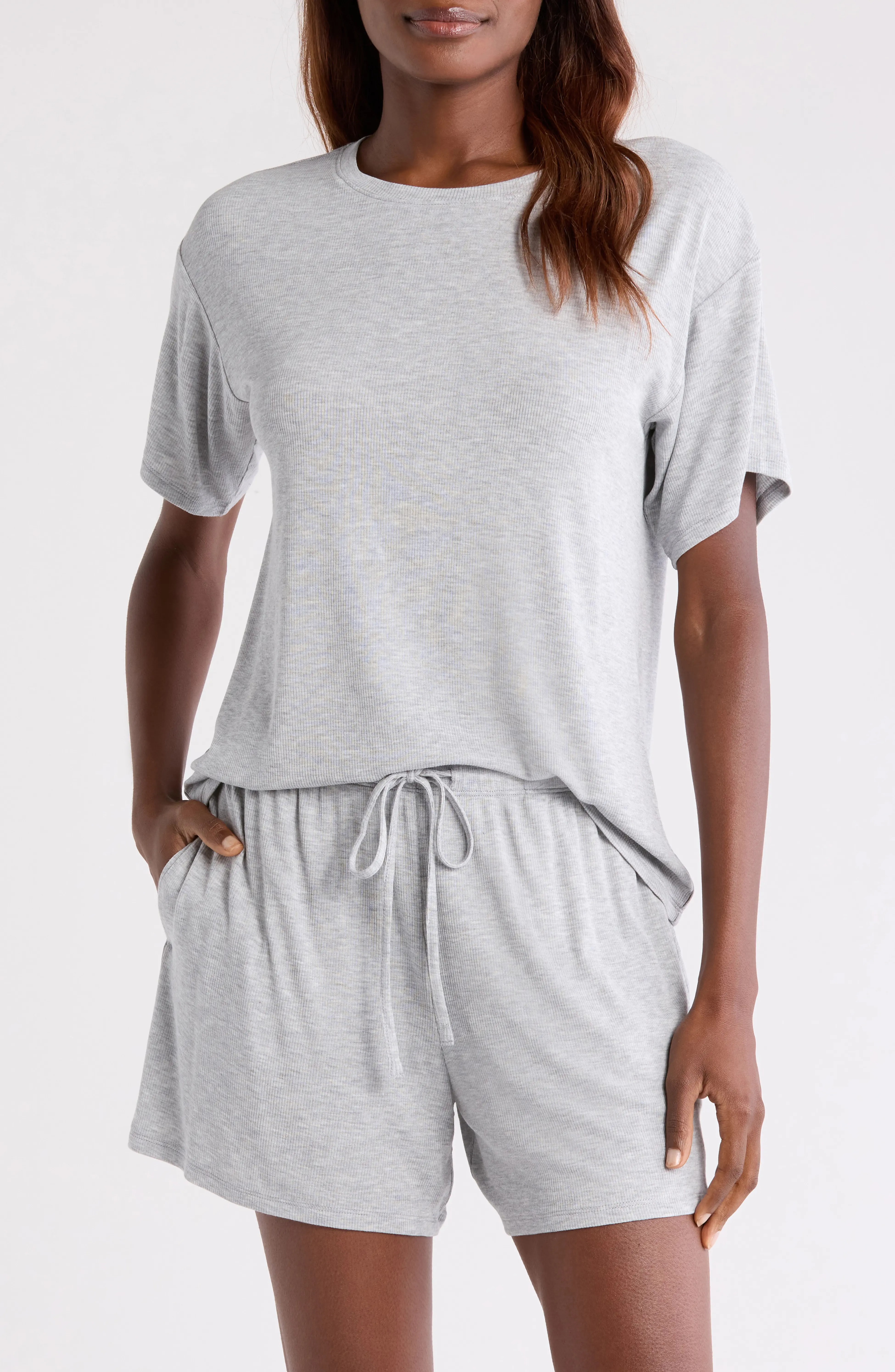 Nordstrom, Moonlight Eco Easy Rib Short Pajamas