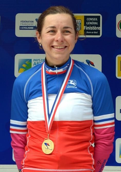 Elise Delzenne (Bourgogne Pro Dialog) the 2013 French road race champion