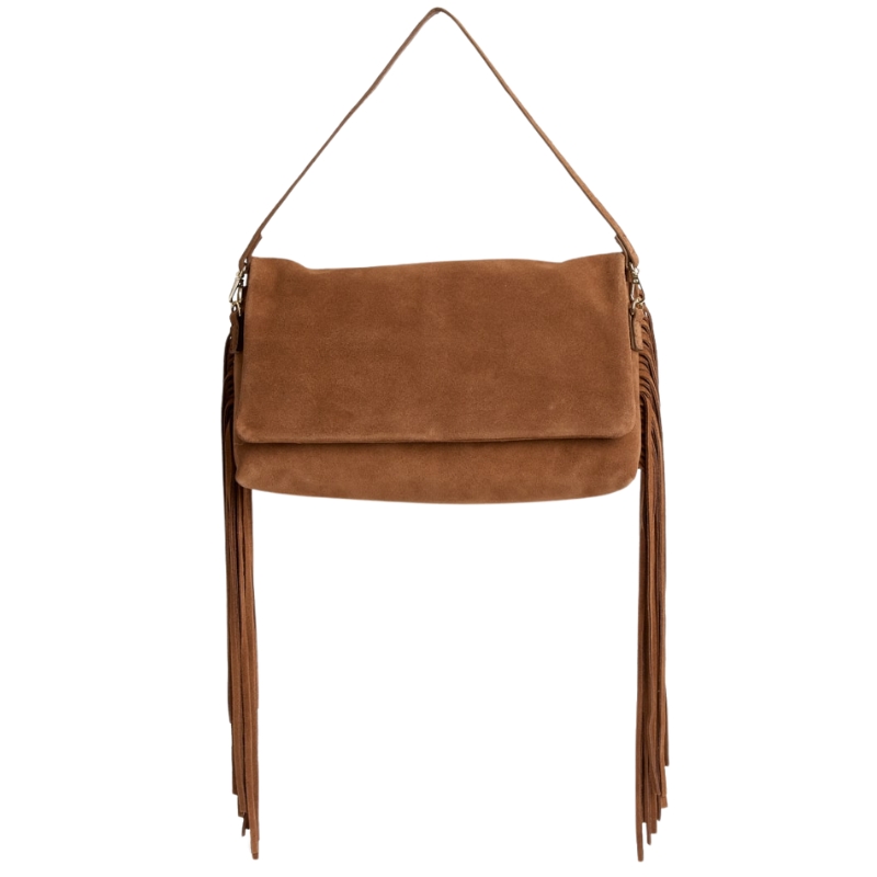 Per Una, Suede Fringed Shoulder Bag