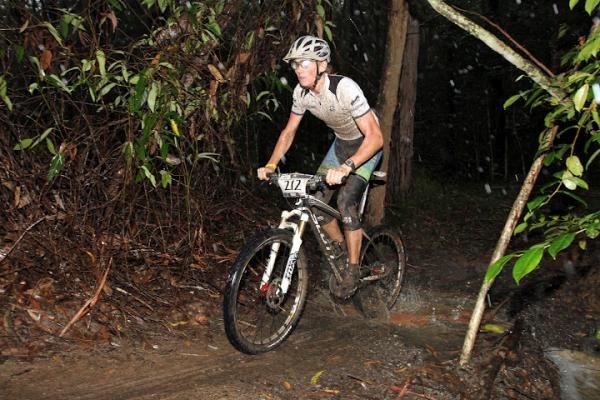 Chris Aitken leads the U19 men's race
