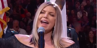 Fergie during the performance
