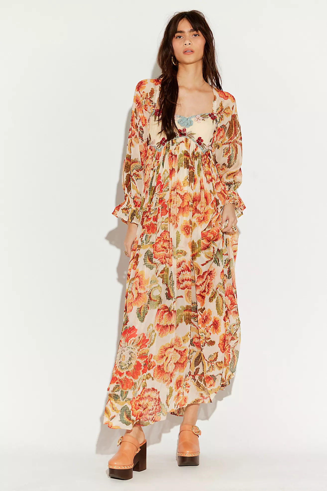 Timeless Tapestry Maxi Dress