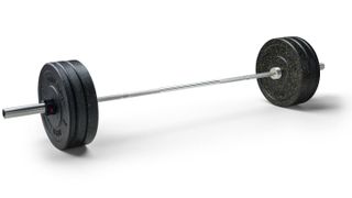 Again Faster Evolution Weightlifting Barbell 20 kg on white background
