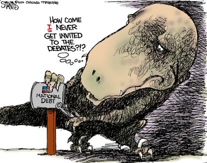 Editorial Cartoon U.S. National Debt