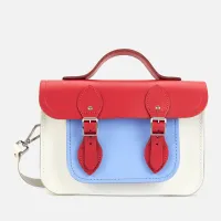 The Cambridge Satchel Company Women's 11" Magnetic Batchel - Red Berry/Lily White/Bluebell Matte | RRP: £155.00 | now £93.00 + extra 10% off with code 'T310'