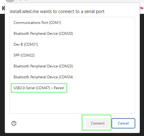 Control NeoPixel with WLED