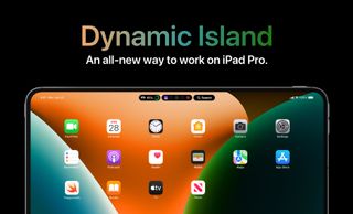 Dynamic Island for iPad Pro concept