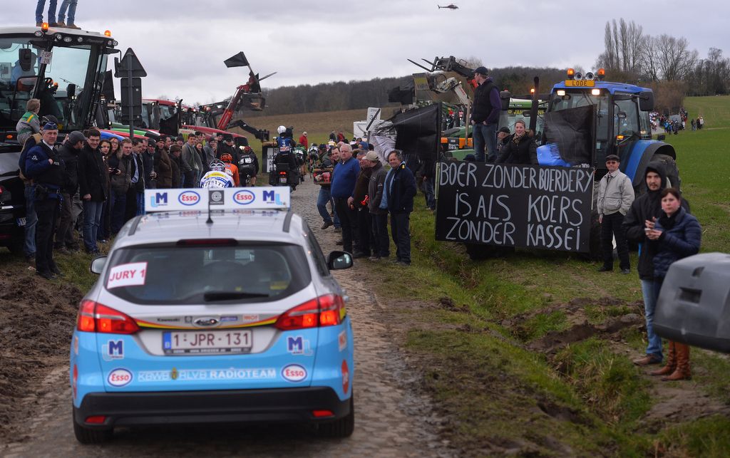 The local farmers air their strike grievances