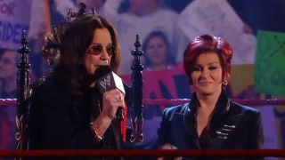 Ozzy And Sharon Osbourne on Monday Night Raw