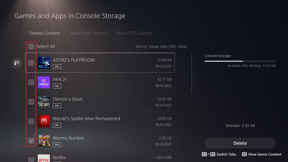 How to delete games on PS5 Tom