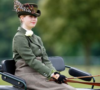 Lady Louise Windsor takes part in 'The Champagne Laurent-Perrier Meet of The British Driving Society' on day 4 of the Royal Windsor Horse Show