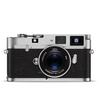 Leica M-A film camera on a white background