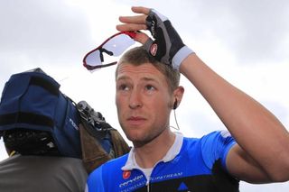 Ryder Hesjedal (Garmin-Sharp) before the start.