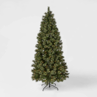 Wondershop 7ft Pre-Lit Cashmere Artificial Christmas Tree Clear Lights|&nbsp;was $275, now $165 at Target