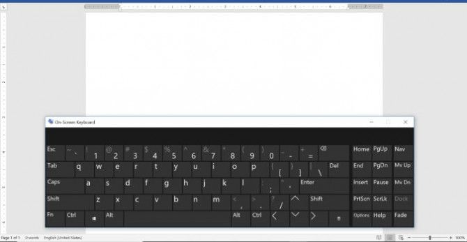 how to activate on screen keyboard in laptop