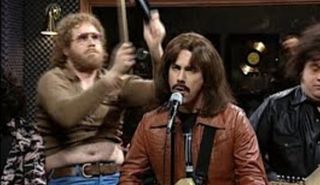 Will Ferrel plays a cowbell in the More Cowbells sketch