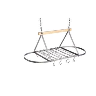 pot and utensil hanging rack